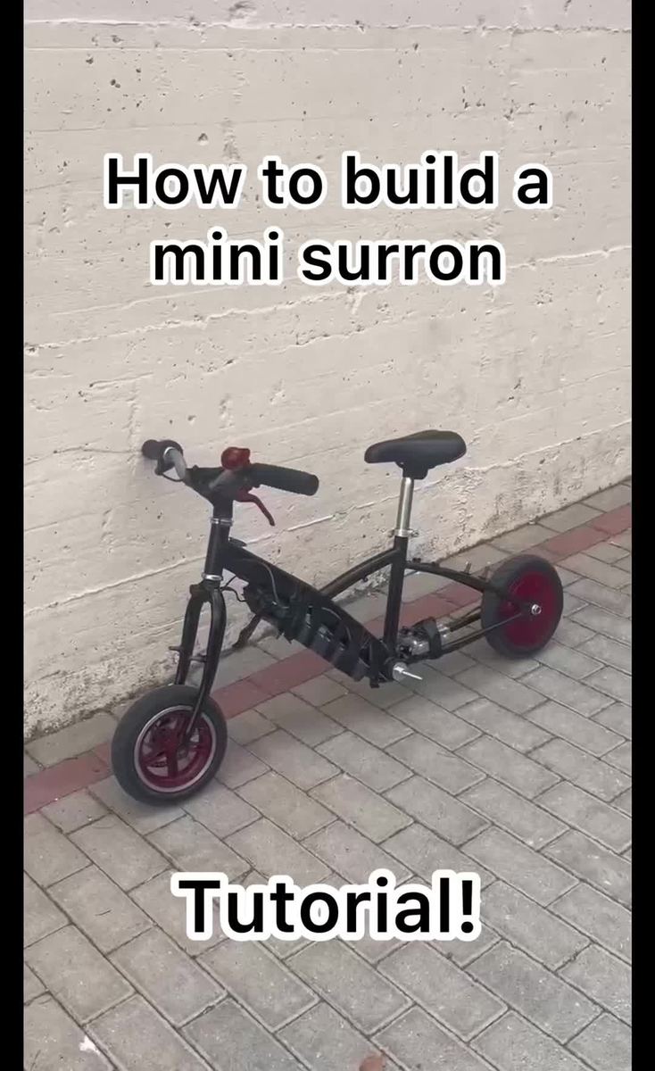 Mini-Surron autocostruita